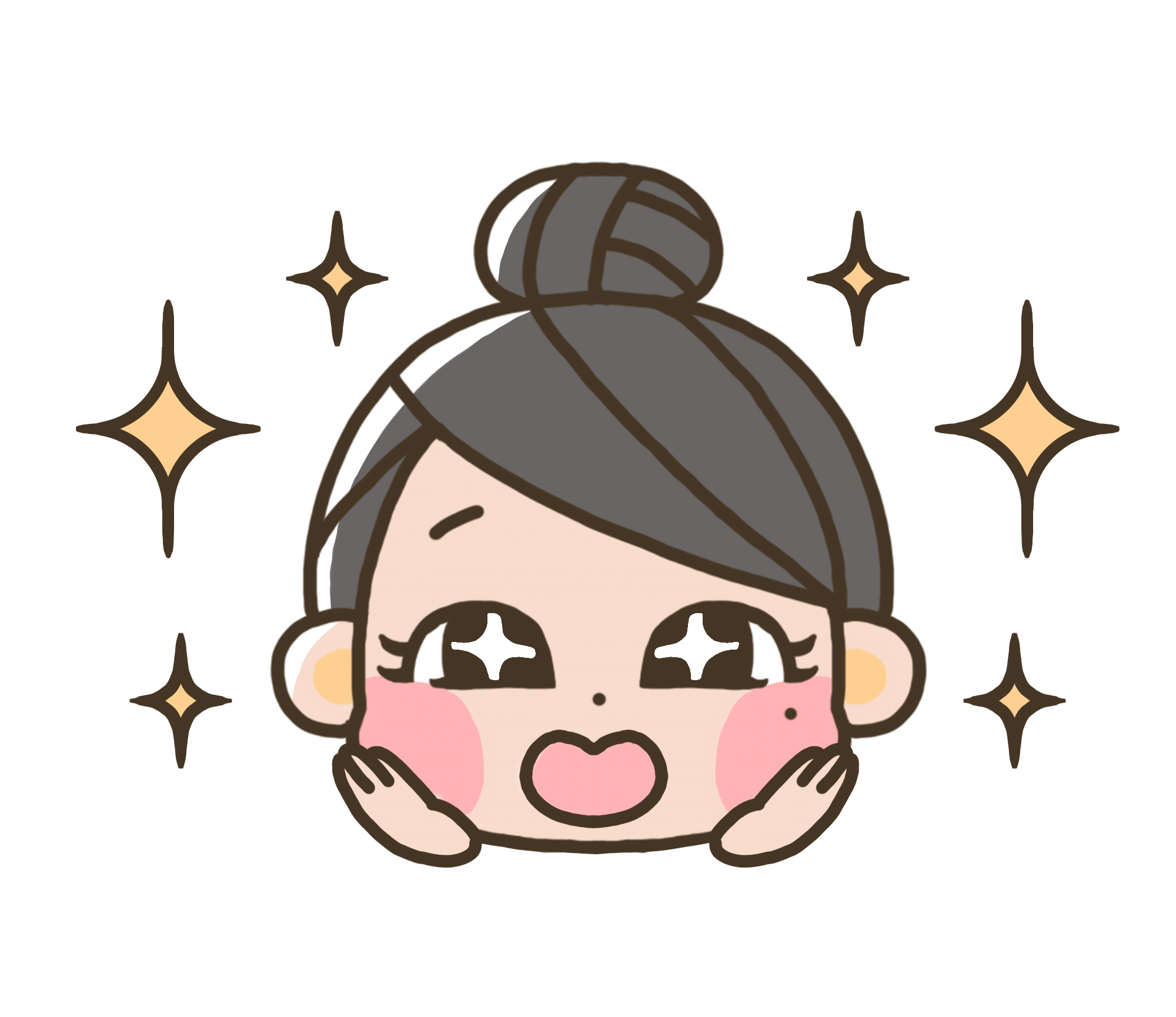 すごいと喜ぶミミィちゃん