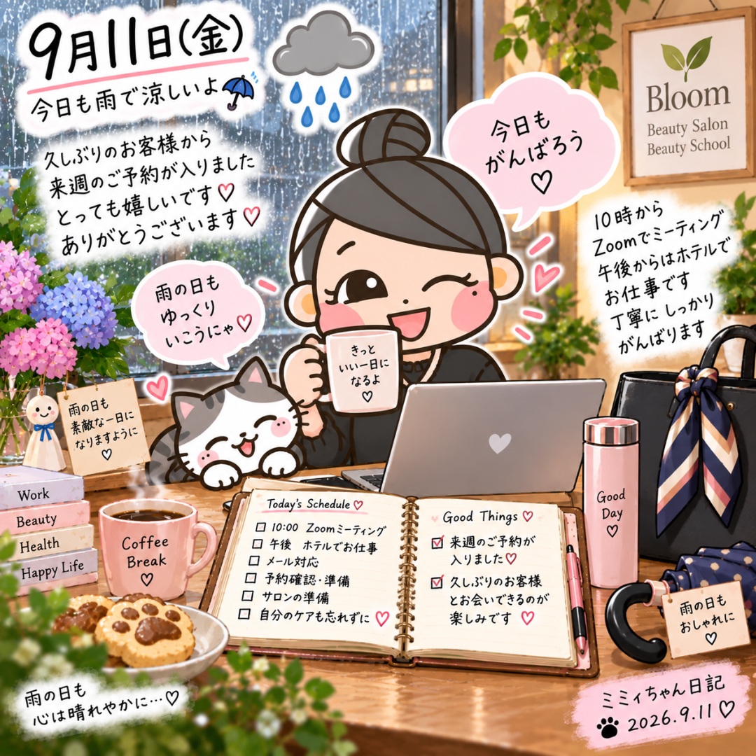 今日はちょっとうれしい日。