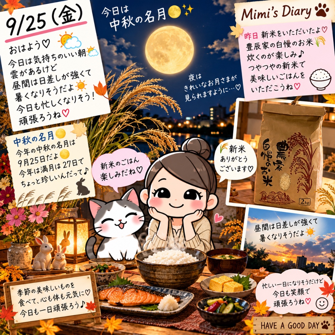 お月様観れるかな？