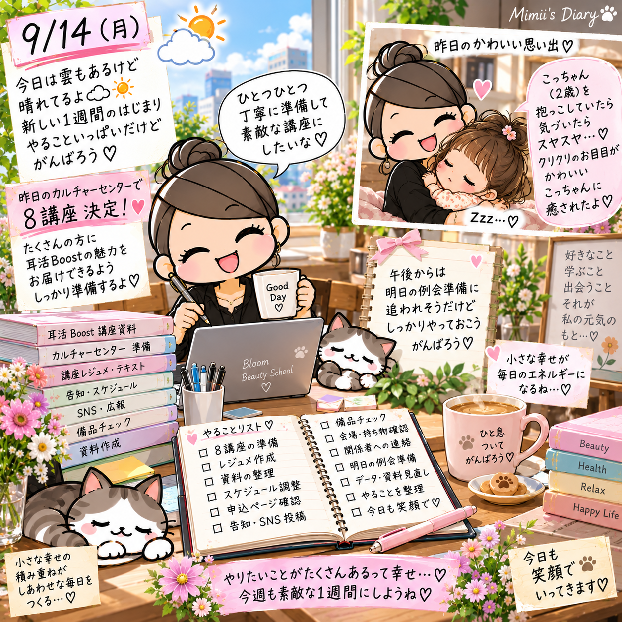 昨日のできごと。
